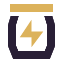 Supplement bottle icon